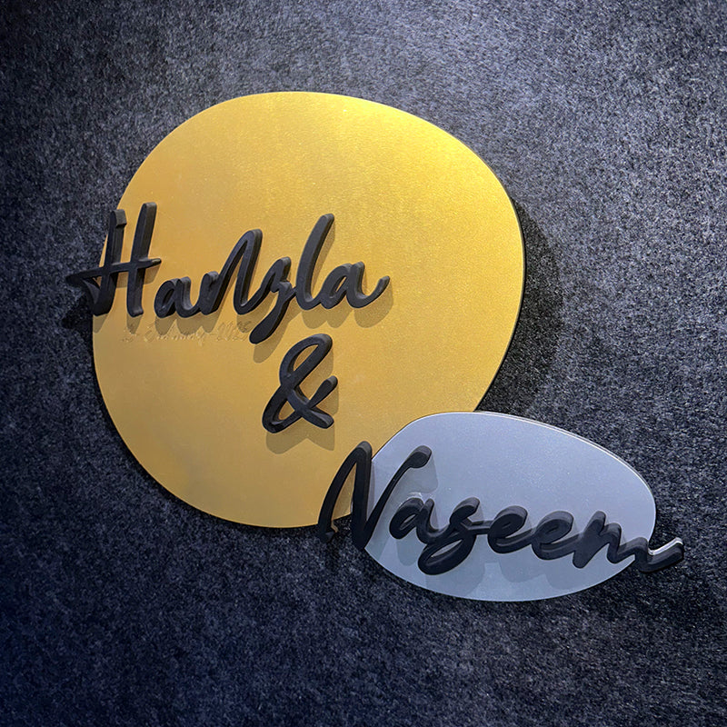 Custom 3D Couple Luxury Wall Art