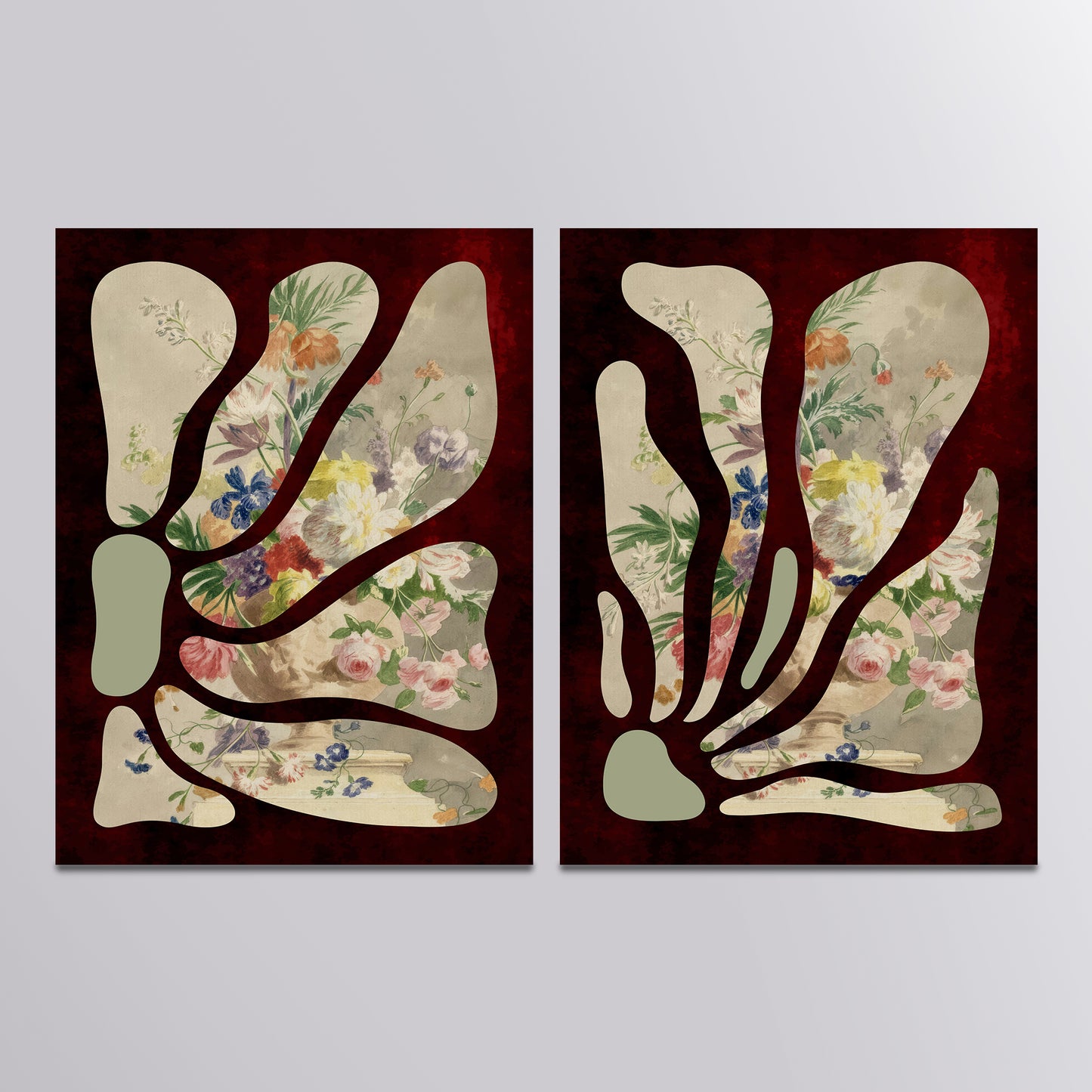 Romantic Floral Abstract Bundle