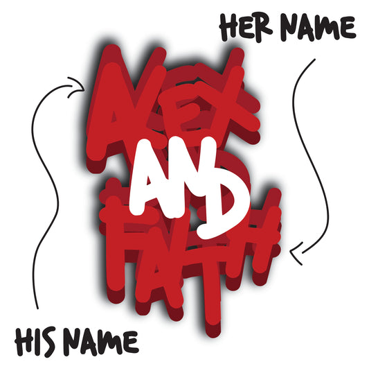 Custom 3D Name Wall Art