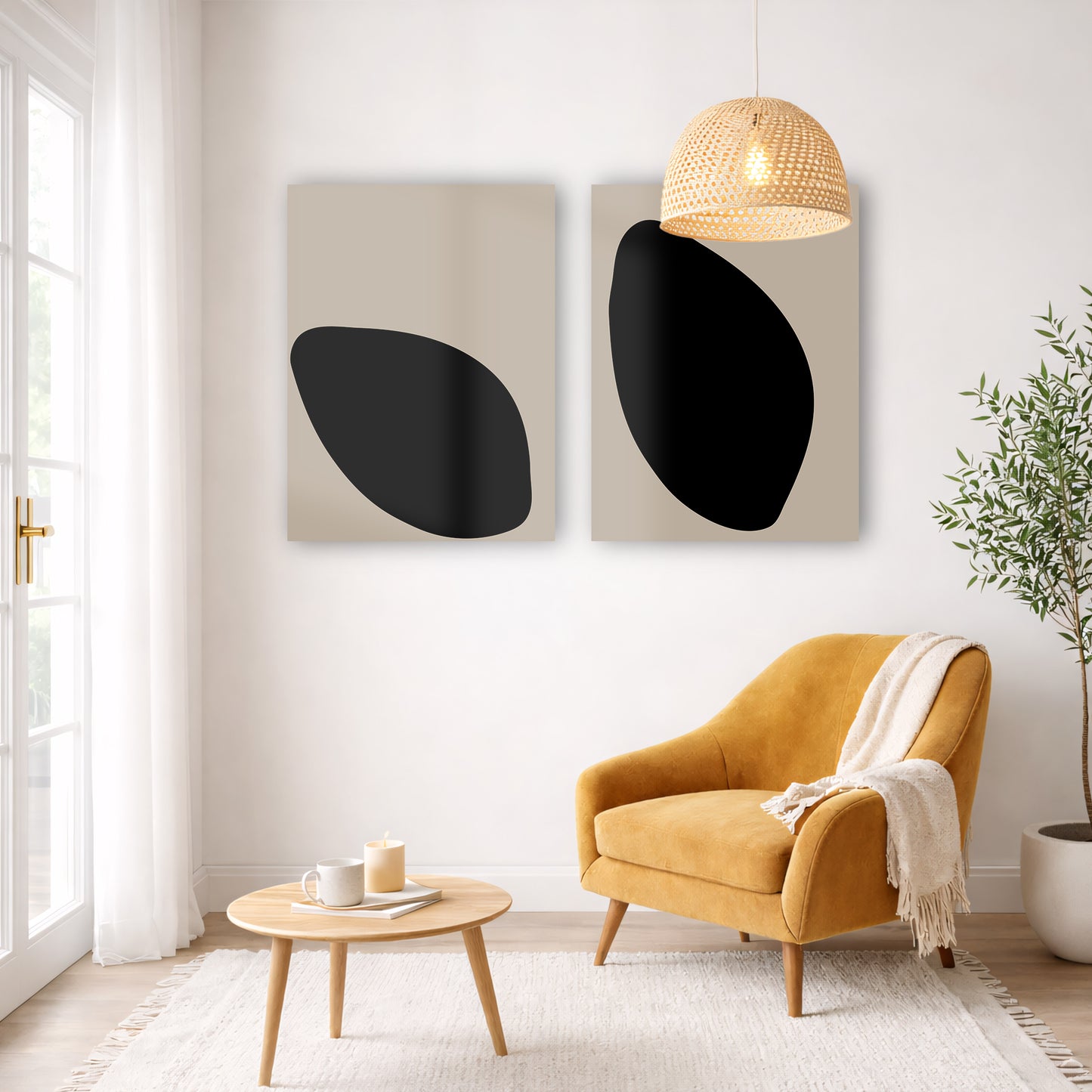 Contemporary Neutral Abstract