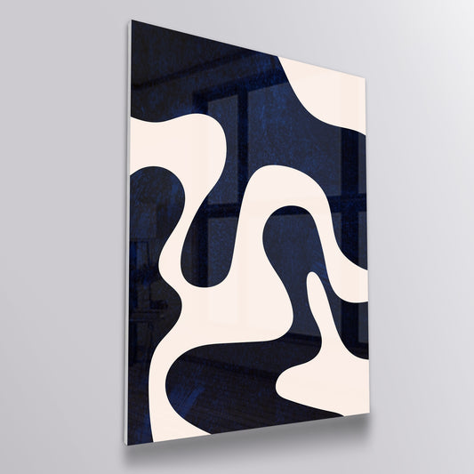 Modern Blue Textured