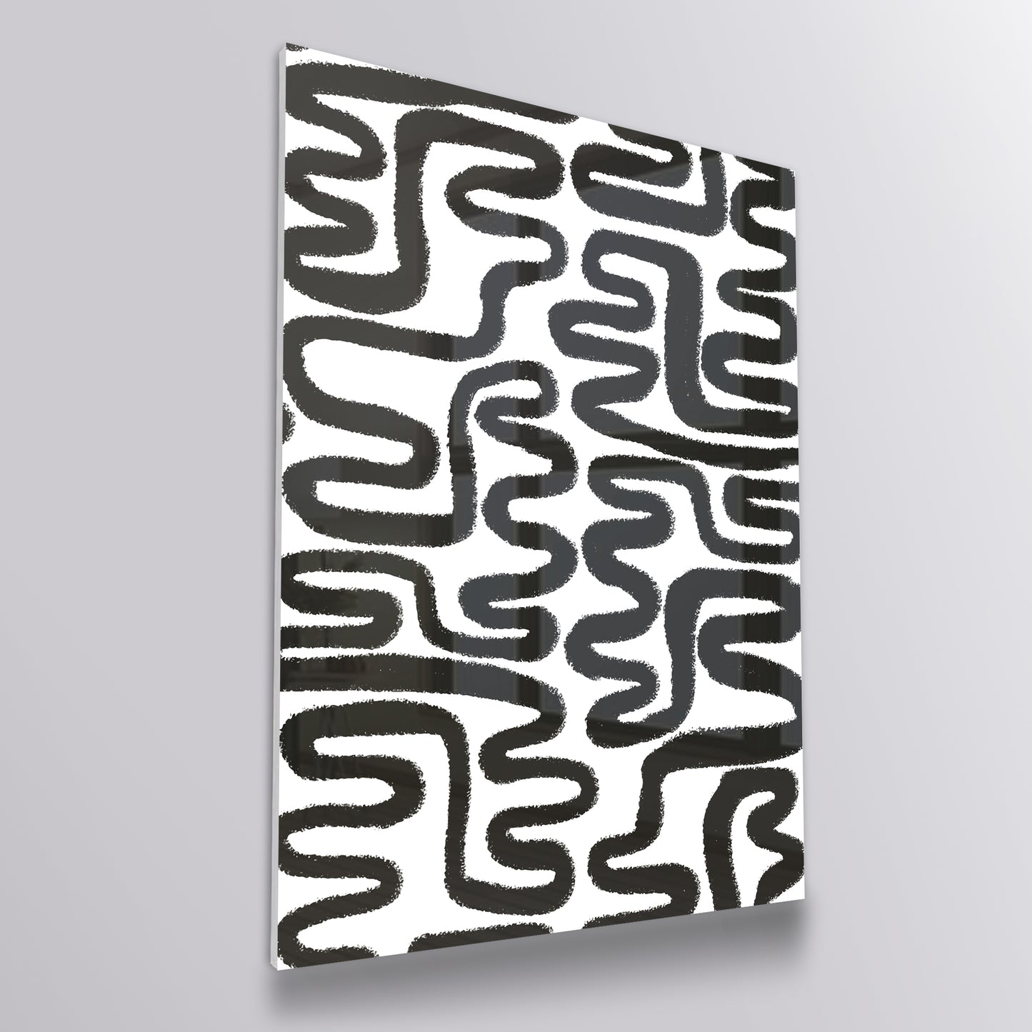 Monochrome Line Abstract