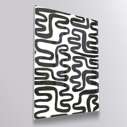 Monochrome Line Abstract