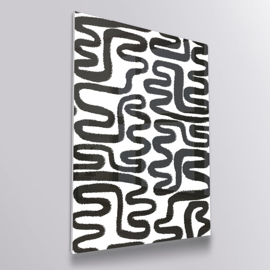 Monochrome Line Abstract