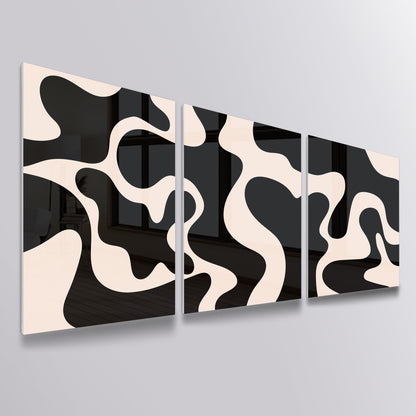 Modern Abstract Triple Bundle